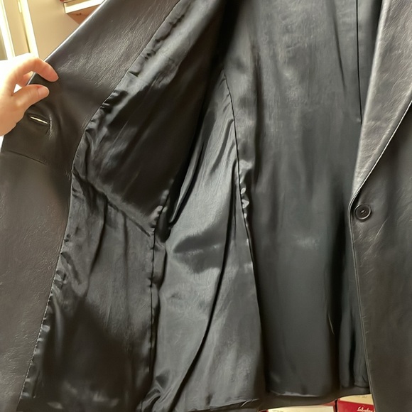 Linda Allard Ellen Tracy leather jacket - Picture 4 of 5